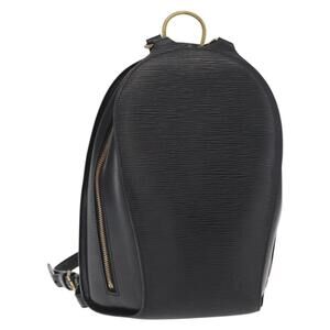 LOUIS VUITTON Epi Mabillon Backpack Black M52232 LV Auth 161556